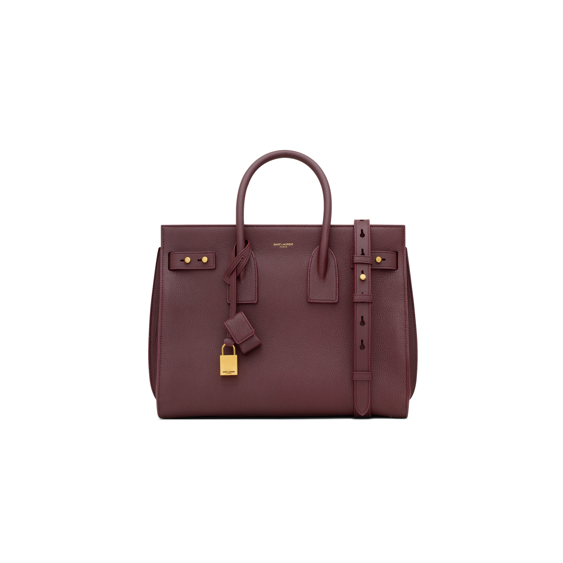 y*l sac de jour in S*pple grained leather-small ‎717447dti0w6195 (32*25.5*15.5cm)
